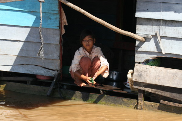 Lake Tonle Sap, Great Lake of Cambodia and the floating village, The Kingdom of Cambodia